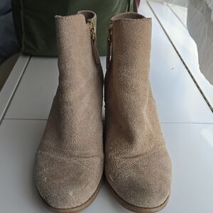 Tan Suede Ankle Boots
